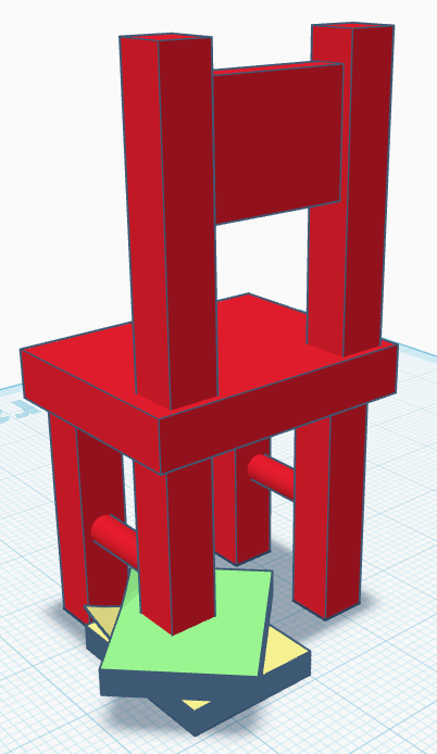 mi silla coja tinkercad
